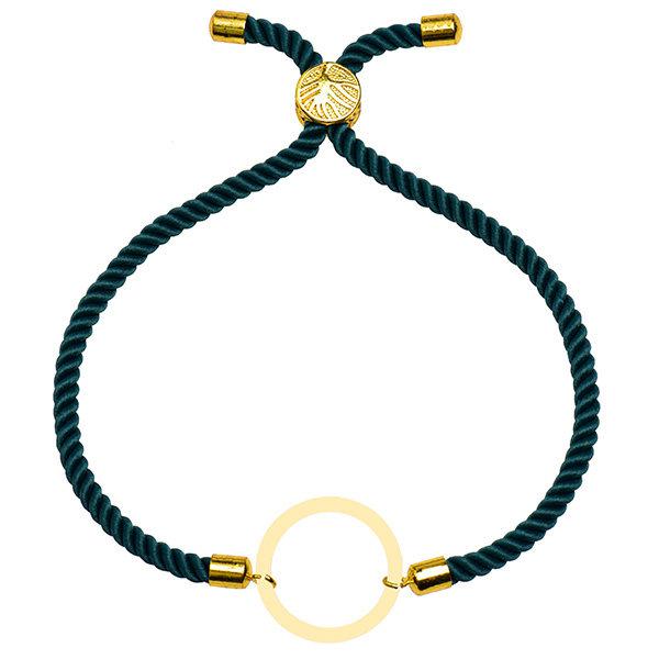 دستبند طلا 18 عیار زنانه کرابو طرح دایره مدل Kr100437|دیجی‌کالا