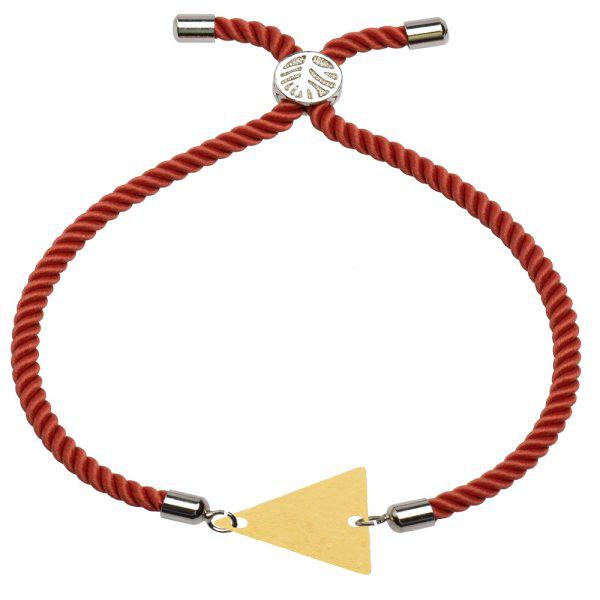 دستبند طلا 18 عیار زنانه کرابو طرح مثلث مدل kr100492|دیجی‌کالا