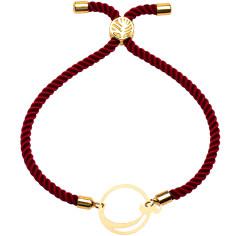 دستبند طلا 18 عیار زنانه کرابو طرح حرف س مدل Kr2900