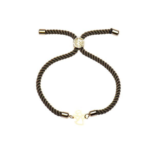 دستبند طلا 18 عیار زنانه کرابو طرح فرشته مدل Kr1107|دیجی‌کالا