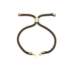 دستبند طلا 18 عیار زنانه کرابو طرح فرشته مدل Kr1107