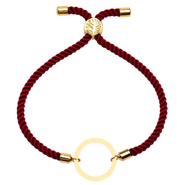 دستبند طلا 18عیار زنانه کرابو طرح دایره مدل Kr100448|دیجی‌کالا