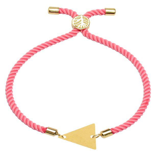 دستبند طلا 18 عیار زنانه کرابو طرح مثلث مدل kr100486|دیجی‌کالا