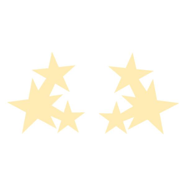 گوشواره طلا 18 عیار زنانه کرابو طرح ستاره مدل Kr5143|دیجی‌کالا