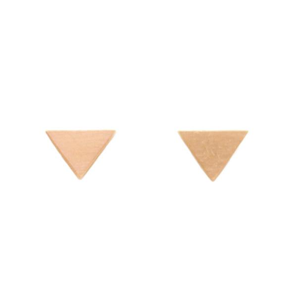 گوشواره طلا 18 عیار زنانه مدل مثلث C0020|دیجی‌کالا