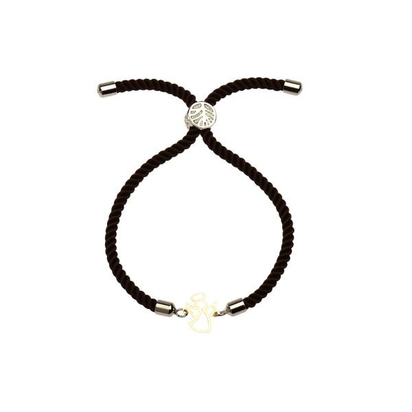 دستبند طلا 18 عیار زنانه کرابو طرح فرشته مدل Kr1102|دیجی‌کالا
