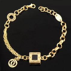 دستبند طلا 18 عیار زنانه کد 67135