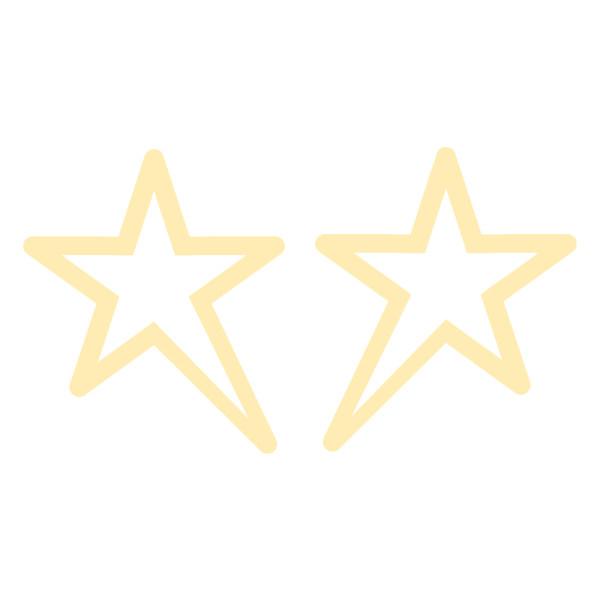 گوشواره طلا 18 عیار زنانه کرابو طرح ستاره مدل Kr5167|دیجی‌کالا