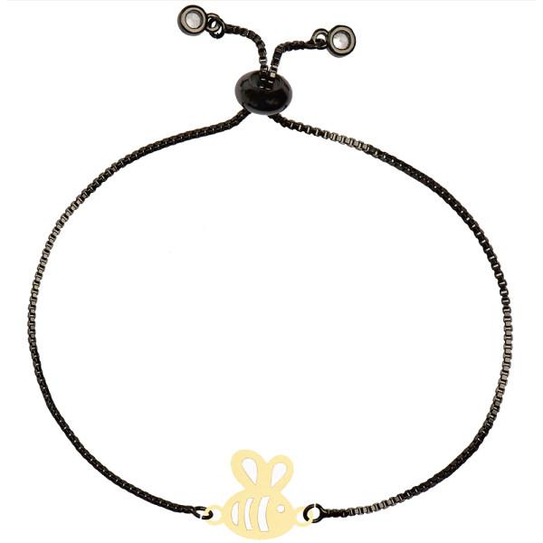 دستبند طلا 18 عیار زنانه کرابو طرح زنبور مدل Kr2977|دیجی‌کالا