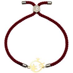 دستبند طلا 18 عیار زنانه کرابو طرح انار مدل Kr1856