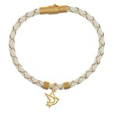 دستبند طلا 18 عیار زنانه رزا مدل BW05