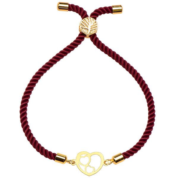 دستبند طلا 18 عیار زنانه کرابو طرح قلب مدل Kr1789|دیجی‌کالا