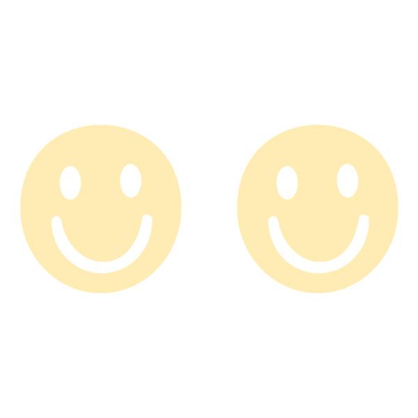 گوشواره طلا 18 عیار زنانه کرابو طرح لبخند مدل Kr5278|دیجی‌کالا