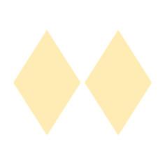 گوشواره طلا 18 عیار زنانه کرابو طرح لوزی مدل Kr5282