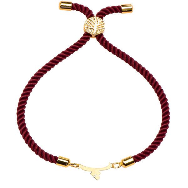 دستبند طلا 18 عیار زنانه کرابو طرح حرف پ مدل Kr1770|دیجی‌کالا