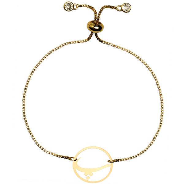 دستبند طلا 18 عیار زنانه کرابو طرح پ مدل Kr2709|دیجی‌کالا
