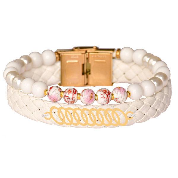 دستبند طلا 18 عیار زنانه کرابو طرح حباب مدل Kr101117|دیجی‌کالا