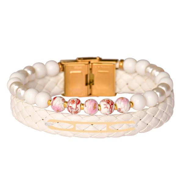 دستبند طلا 18 عیار زنانه کرابو طرح مستطیل مدل Kr100879|دیجی‌کالا