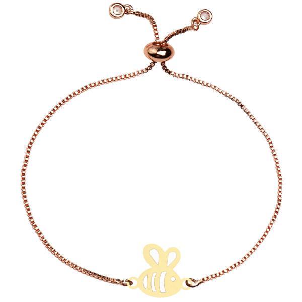 دستبند طلا 18 عیار زنانه کرابو طرح زنبور مدل Kr2992|دیجی‌کالا