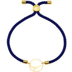 دستبند طلا 18 عیار زنانه کرابو طرح پ مدل Kr2707