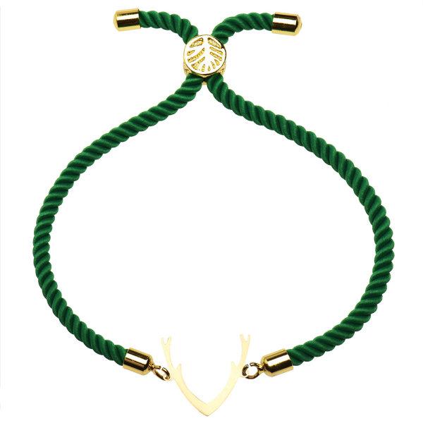 دستبند طلا 18 عیار زنانه کرابو طرح شاخ گوزن مدل Kr1972|دیجی‌کالا