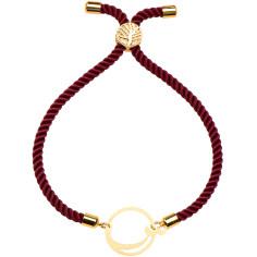 دستبند طلا 18 عیار زنانه کرابو طرح حرف س مدل Kr2903