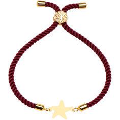 دستبند طلا 18 عیار زنانه کرابو طرح ستاره مدل Kr101278