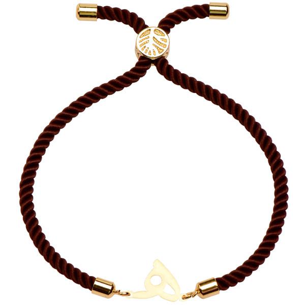 دستبند طلا 18 عیار زنانه کرابو طرح هـ مدل Kr2265|دیجی‌کالا