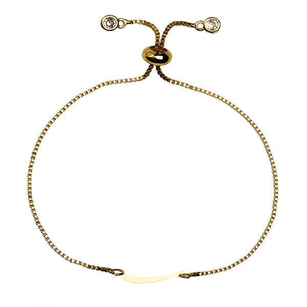دستبند طلا 18 عیار زنانه کرابو طرح حرف ر مدل Kr2539|دیجی‌کالا