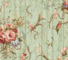 کاغذ دیواری , طرح گل , طرح چوب , طرح باغ , طرح قدیمی , کد (m495993)
