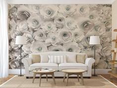 کاغذ دیواری , طرح گل , طرح گل رز , کد (m496192)