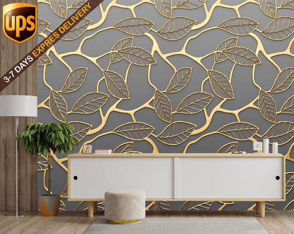 کاغذ دیواری , طلایی , اتاق خواب , کد (m497388)|ایده ها