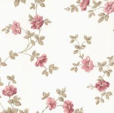 کاغذ دیواری , طرح گل , دکور مهد کودک , صورتی , گل و گیاه , طرح دخترانه , کد (m496828)