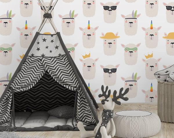 کاغذ دیواری , دکور مهد کودک , طرح حیوان , مناسب اتاق کودک , کد (m497979)|ایده ها
