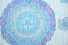 کاغذ دیواری , طرح گل , آبی , کد (m497871)