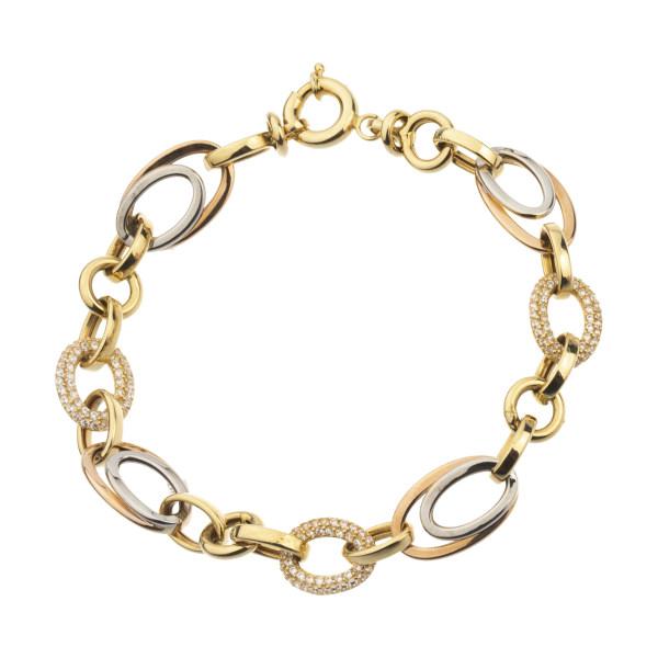 دستبند طلا 18 عیار زنانه آلند مدل KHD32 | digikala