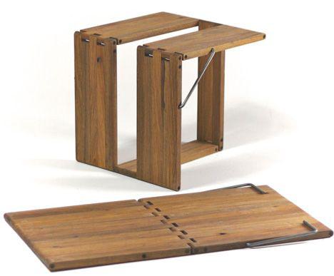 میز جلو مبلی تاشو چوبی|ایده ها