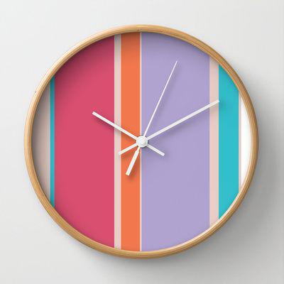 ساعت دیواری گرد رنگی|ایده ها