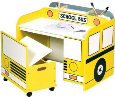 میز تحریر پسرانه کودک اتوبوسی|ایده ها