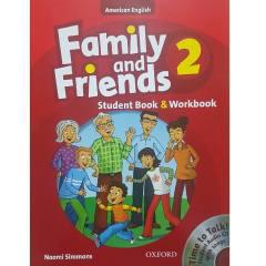 کتاب زبان Family And Friends 2 - Student Book & WorkBook اثر Noomi Simmons انتشارات Oxford|دیجی‌کالا
