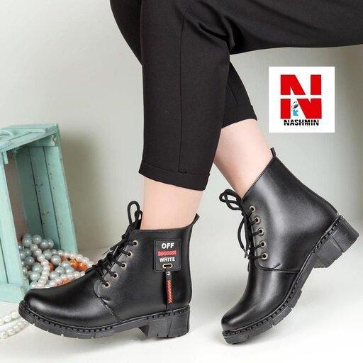 کفش نیم بوت زنانه آف وایت - Nashmin - نشمین ( سایز 37 تا 40 )|پیشنهاد محصول