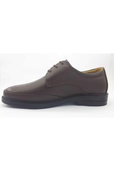 کفش کلاسیک چرم بند دار پاشنه دار مردانه قهوه ای تیره|پیشنهاد محصول