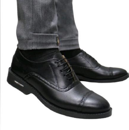 کفش رسمی مردانه برند تات رویه چرم بیاله مدل هشترک محصول پام مشهد کد 744681|پیشنهاد محصول
