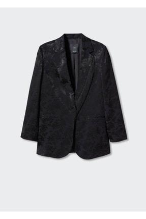 خرید اینترنتی کت زنانه سیاه مانگو 47031299 ا Jakarlı Blazer Ceket|پیشنهاد محصول