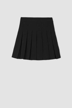 دامن کوتاه زنانه سیاه دیفاکتو Y5091AZ22AU ا Coool Mini Etek|پیشنهاد محصول