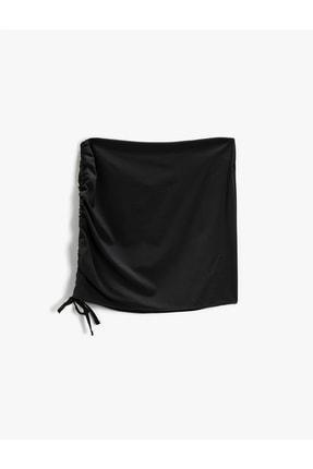 دامن کوتاه زنانه سیاه کوتون 2SAK70002BW ا Biyeli Mini Etek|پیشنهاد محصول