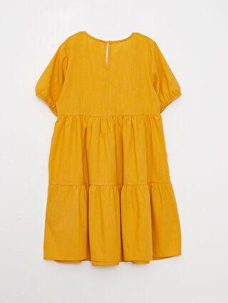 پیراهن مجلسی دختربچه زرد السی وایکیکی ا V Yaka Basic Kız Çocuk Elbise|پیشنهاد محصول