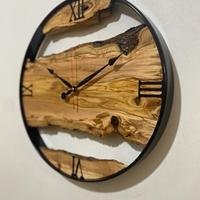 ساعت دیواری چوبی زیتون 50 سانت|پیشنهاد محصول