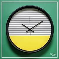 ساعت دیواری سبز زرد|پیشنهاد محصول