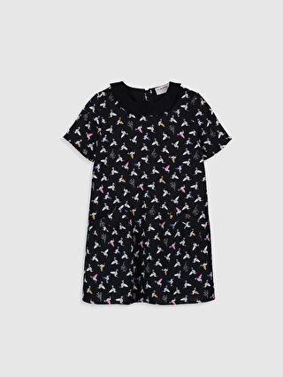 پیراهن روزمره دختربچه سیاه السی وایکیکی 9WH776Z4 ا Kısa Kollu Kız Çocuk Elbise|پیشنهاد محصول